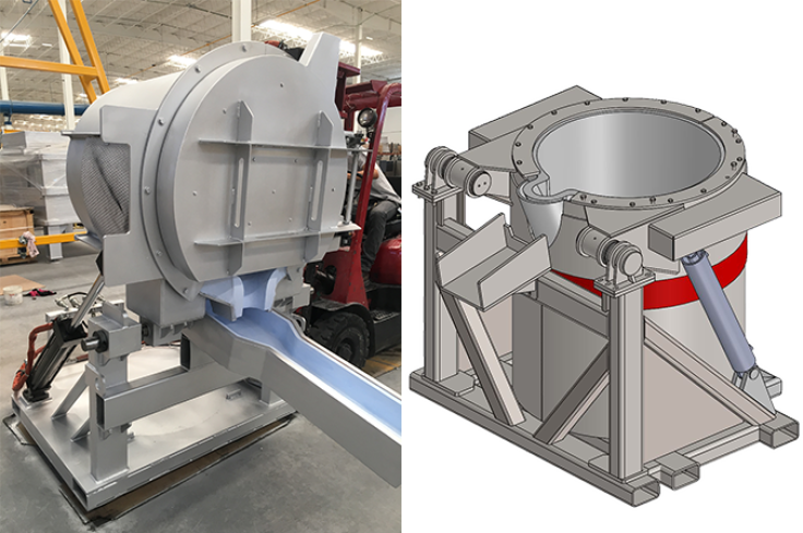 Hydraulic Tilting Transfer Ladle wDrawing2