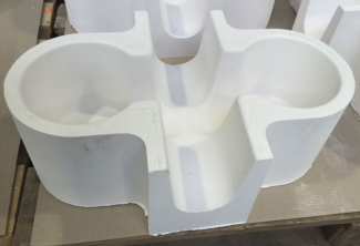 Base-Insulated Tabletop Refractory Cross Feeder Before Shipping