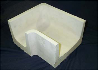 Monolithic Insural 140 Tabletop Refractory Corner